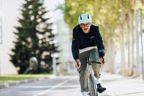 Kask Rowerowy HJC CALIDO Biało-Srebrny MT WHITE SILVER r.S
