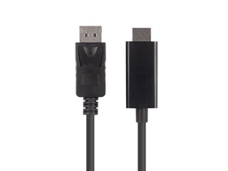Kabel DisplayPort (M) V1.1 -> HDMI (M) 3m czarny Lanberg