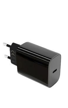 Ładowarka sieciowa USB C 20W Power Delivery czarna TB