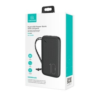 Powerbank PB56 10000mAh 2xUSB czarny USAMS