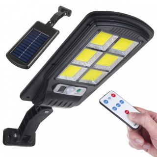Solarna lampa uliczna LED z czujnikiem i pilotem MCE446 Maclean