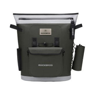 Plecak turystyczny termiczny z izolacją ergonomiczny 18l - zielony ROCKBROS
