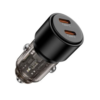Ładowarka samochodowa 2x USB-C PD 100W - czarna Tech-Protect
