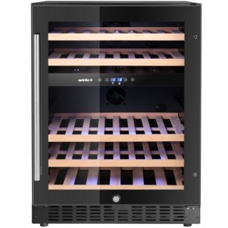 Lodówka chłodziarka do wina 2-strefowa na 46 butelek 137 l 570x595x820 mm ARKTIC