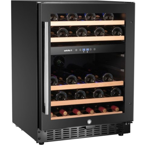 Lodówka chłodziarka do wina 2-strefowa na 46 butelek 137 l 570x595x820 mm ARKTIC