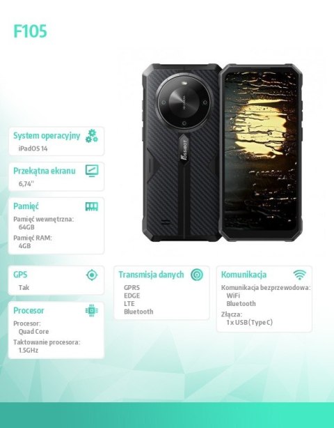 Smartfon F105 black