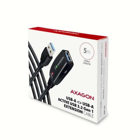 ADR-305 USB 3.0 A-M -> A-F aktywny kabel przedłużacz/wzmacniacz 5m AXAGON