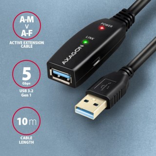 ADR-310 USB 3.0 A-M -> A-F aktywny kabel przedłużacz/wzmacniacz 10m AXAGON