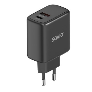 Ładowarka sieciowa 30W Quick Charge, Power Delivery 3.0, LA-06/B Savio