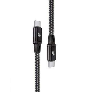 Kabel magnetyczny USB C-USB C 1m czarny