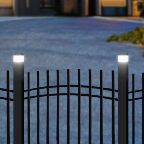 Lampa solarna LED na słupek GB128 WW 100x100 mm 3200K