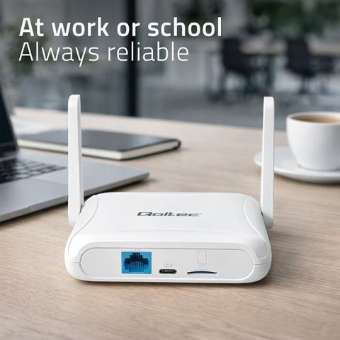 Router Home&Travel 4G LTE WiFi 6 | AX300 | 2.4GHz | Dual Antena |USB-C | Micro SIM