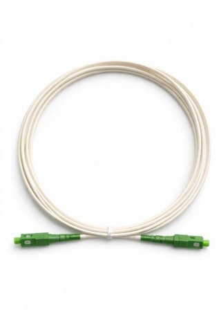 Patchcord światłowodowy SC-SC APC 2m biały