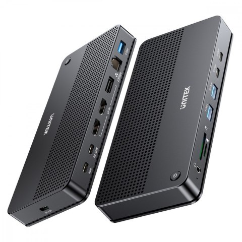 Stacja dokująca 13w1 USB-C, HDMI 2.1,DP 2.0,RJ45,10GBPs;D1104A01