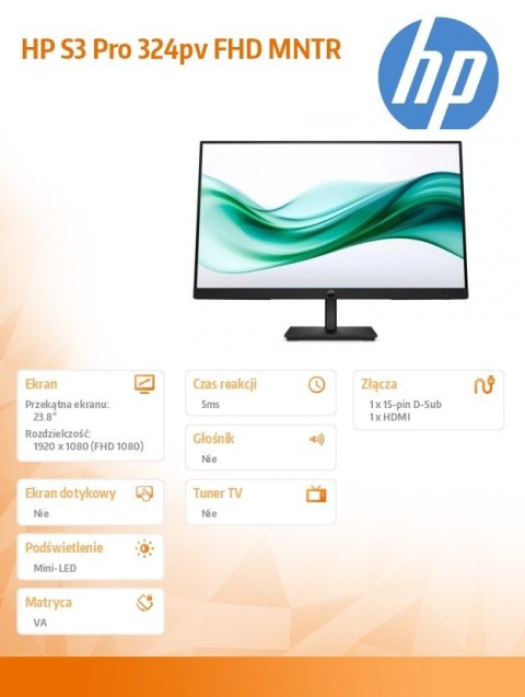 Monitor S3 Pro 324pv FHD 9U5C1AA#ABB