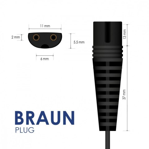 Zasilacz AK-PD-02 5.9V / 600mAH 3.5W do golarek Braun