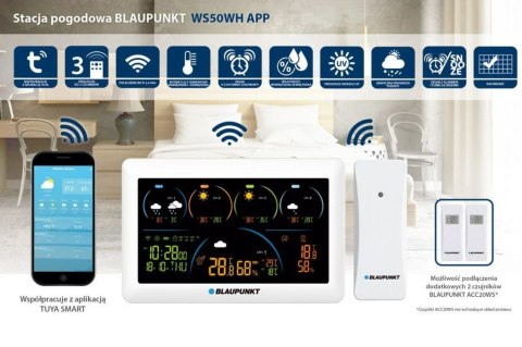 Stacja pogody WS50WH APP Blaupunkt