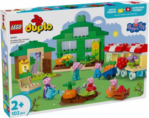 Klocki DUPLO Peppa Pig 10461 Ogród i szklarnia Dziadka świnki