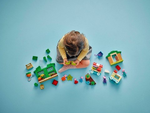 Klocki DUPLO Peppa Pig 10461 Ogród i szklarnia Dziadka świnki