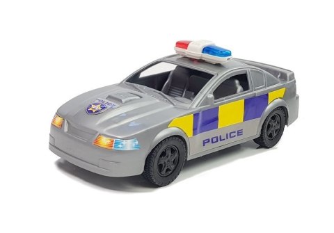 Zestaw Pojazdów Policja Światła Dźwięki LEAN Toys