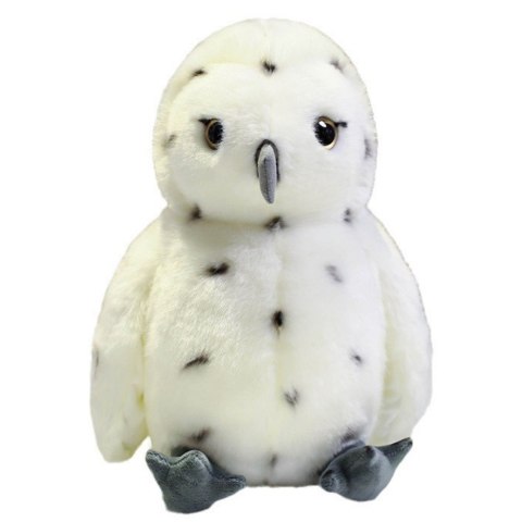 Pluszowa Sowa Ptak Pluszak Maskotka Przytulanka Biała 23cm LEAN Toys