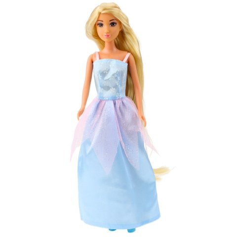 Lalka Anlily Suknia Balowa Długie Włosy Do Stylizacji Lokówka Spinki LEAN Toys