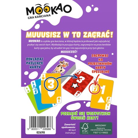 Gra karciana MooKao Trefl 02698 Trefl Gry