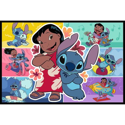 Puzzle - 2x200 - Wesołe życie Stitcha - Disney Lilo and Stitch - Trefl 13334 Trefl Puzzle