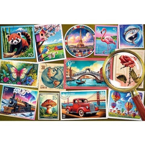 Puzzle - 300 EasyPiece - Znaczki pocztowe - Trefl 23100 Trefl Puzzle