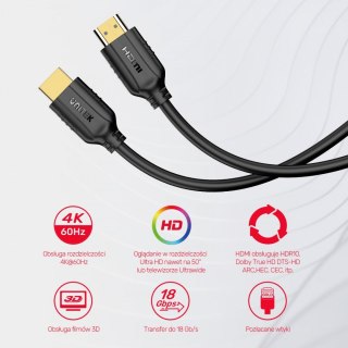 Kabel HDMI 2.0 4K 60HZ ;15m C11079BK-15M Unitek