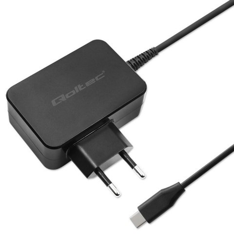 Ładowarka GaN Power Pro | 1xUSB-C | 65W | 5-20V | 3-3.25A | Czarna Qoltec