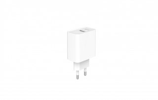 Ładowarka PowerDelivery USB-A USB-C 20W Biała Gembird