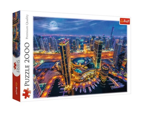 Puzzle - 2000 - Światła Dubaju - Trefl 27094 Trefl Puzzle