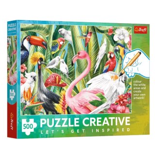 Puzzle - 500 - Creative - Rajskie Ptaki - Trefl 37564 Trefl Puzzle