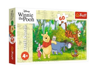 Puzzle - 60 - Smaczny miodek - Disney - Kubuś Puchatek - Trefl 17411 Trefl Puzzle