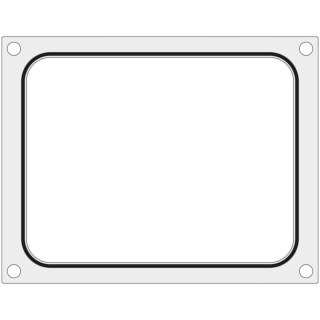 Matryca forma do zgrzewarki Hendi na tackę pojemnik bez podziału 227x178 mm - Hendi 805572 Hendi