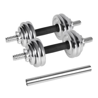 REBEL ACTIVE HANTLE REGULOWANE CHROMOWANE W WALIZCE Z GRYFEM, ZESTAW 15 KG