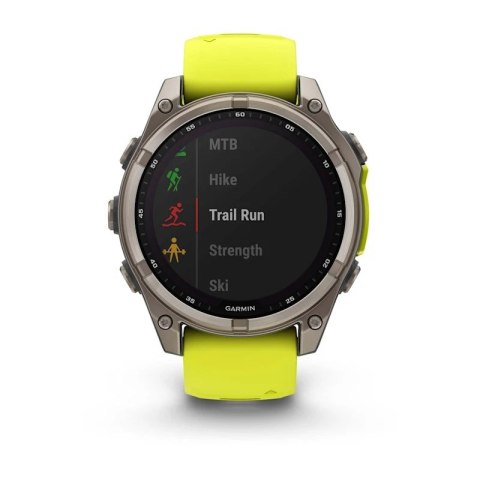 Garmin Fenix 8 47mm AMOLED Solar Sapphire Yellow