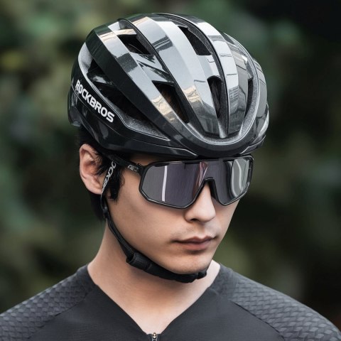 Kask ochronny na rower hulajnogę LK-79 58-62 cm - czarny ROCKBROS