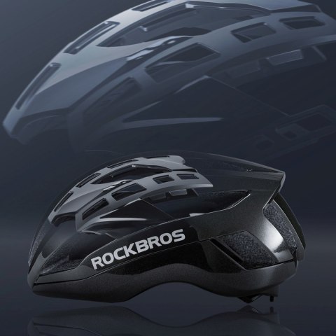 Kask ochronny na rower hulajnogę LK-79 58-62 cm - czarny ROCKBROS