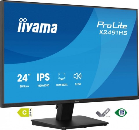 Monitor 23.8 cala X2491HS-B1 IPS,HDMI,DP,1ms,350cd, 1500:1,120Hz,2x2W
