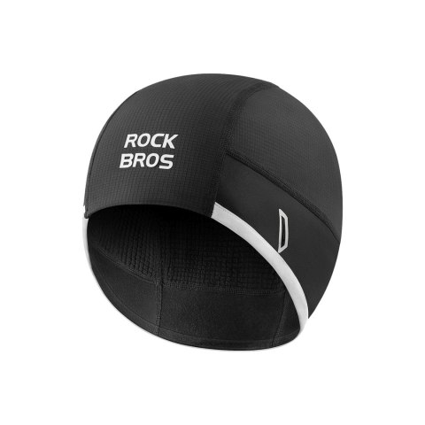Czapka rowerowa zimowa wiatroodporna rozmiar 54-61 cm - czarna ROCKBROS