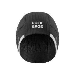 Czapka rowerowa zimowa wiatroodporna rozmiar 54-61 cm - czarna ROCKBROS