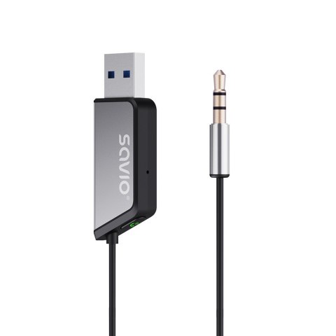 Adapter transmiter AUX z bluetooth 5.3, funkcja zestawu głośnomówiącego, TR-16