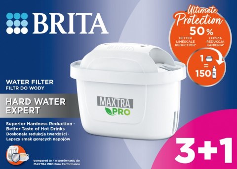 Wkład wymienny Maxtra PRO Hard Water Expert 3+1 sztuka Brita