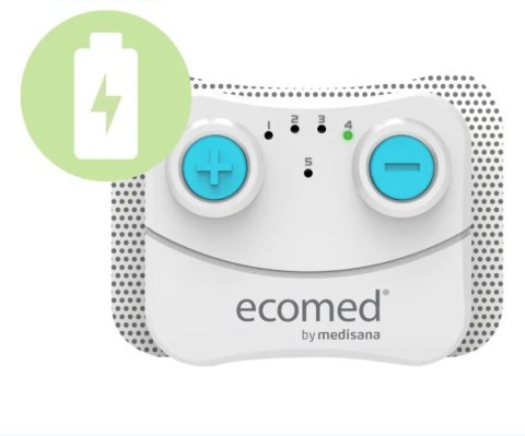 Bezprzewodowe urządzenie do terapii bólu TENS Ecomed by Medisana TT-10E 5 programów terapeutycznych | 10 poziomów intensywności 