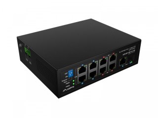 Przełącznik Light ILFE-8P-1GE-1S-120 Light Industrial POE 4XBT 4XAT SFP+ ETH DIN FAST Ethernet