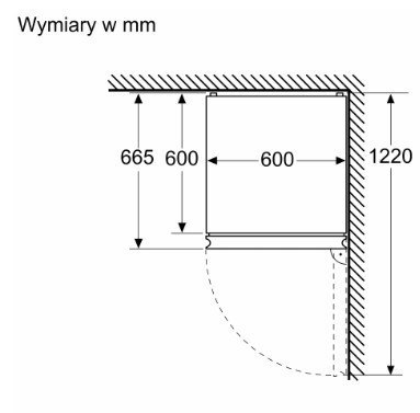 Chłodziarko-zamrażarka KGN362WDF