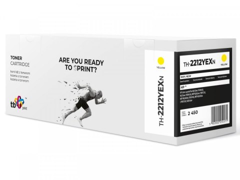 Toner do HP Color LJ Pro M255 W2212X TH-2212YEXN 100% nowy YE TB Print