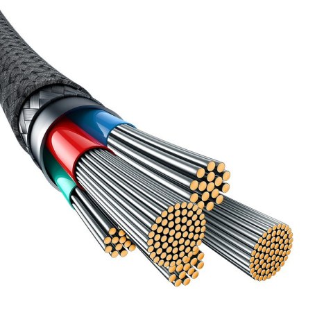 Kabel Baseus Unbreakable USB C-Lightning 20W 1m (czarny)